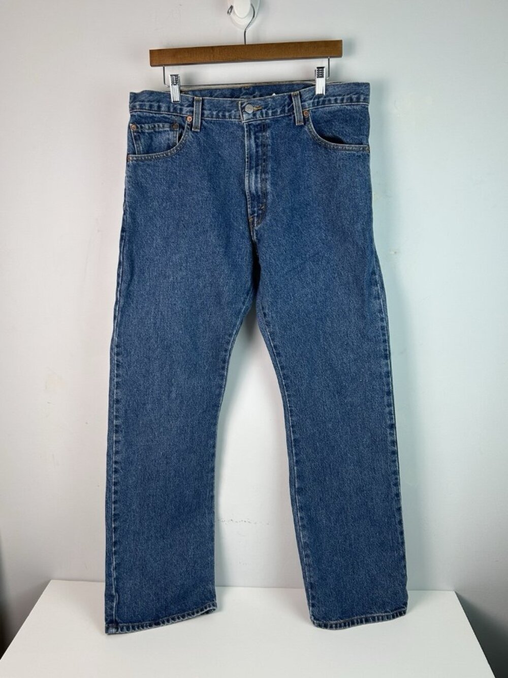 Levis 517 Jeans Pants Mens 36x32 Blue Denim Regular Fit Straight Leg Y2K